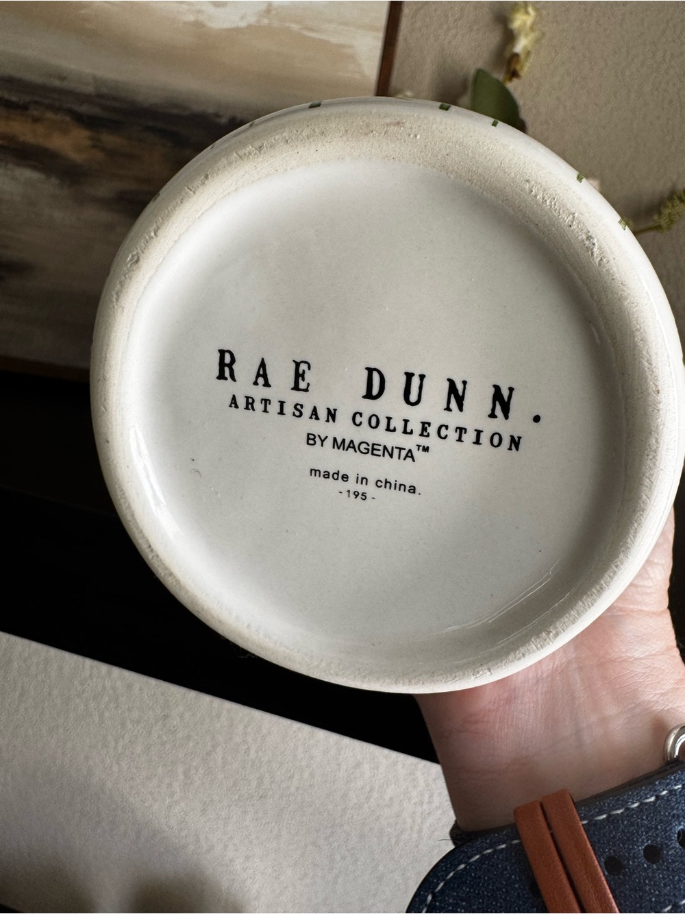 Rae Dunn Magnolia Artisan Collection 'Freshly Picked' Vase - Picture 5 of 5